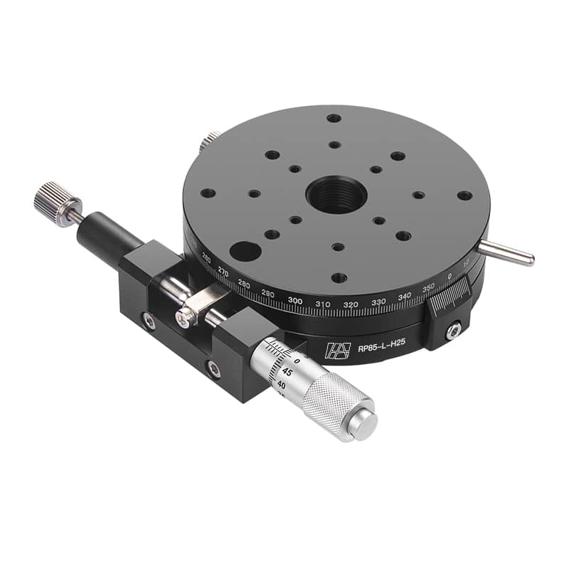 85mm Precision Aluminum Alloy Optical Manual Rotary Stage