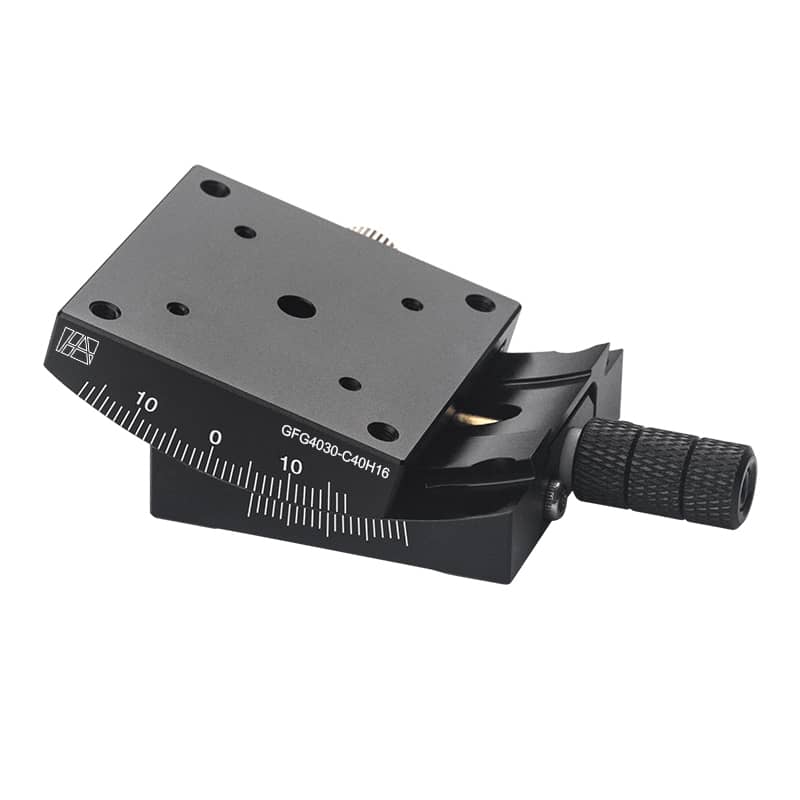 X-axis Aluminum Alloy Optical Bench Goniometer Stage 40mm