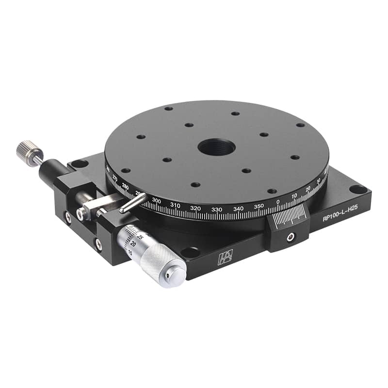 100mm Precision Aluminum Alloy Optical Manual Rotary Stage