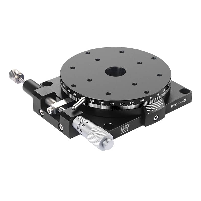 90mm Precision Aluminum Alloy Optical Manual Rotary Stage