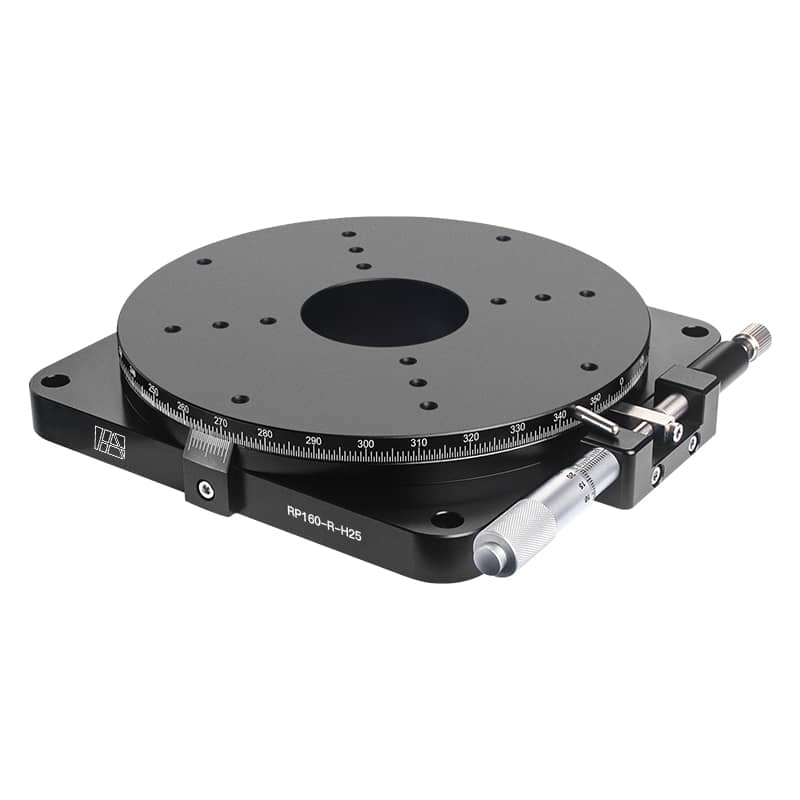 160mm Precision Aluminum Alloy Optical Manual Rotary Stage