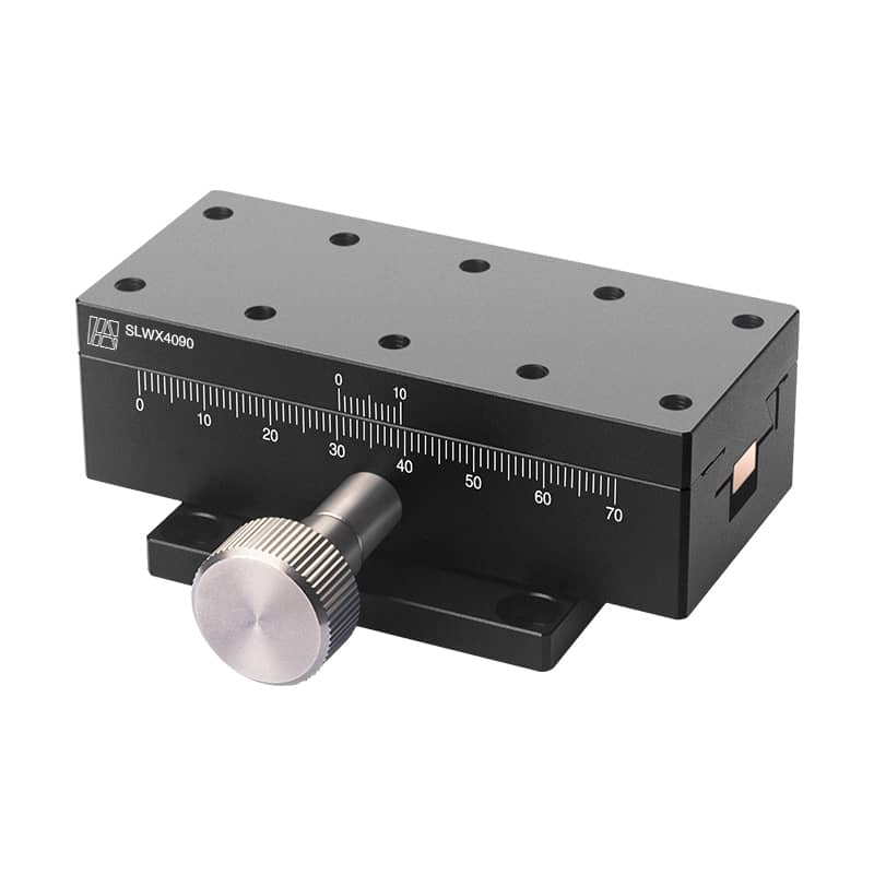 Aluminum Alloy Manual X-Axis Dovetail Groove Stage 90mm