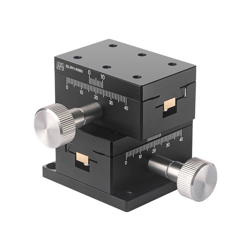 Aluminum Alloy Manual XY-axis Dovetail Groove Stage 60mm