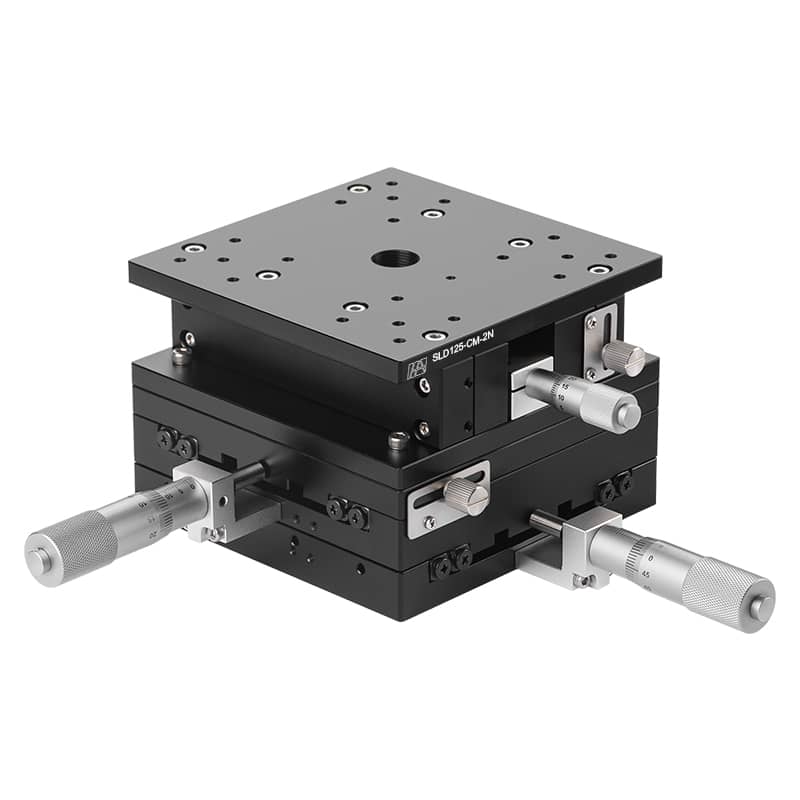 High-Precision Aluminum Alloy Manual XYZ-Axis Stage 125mm