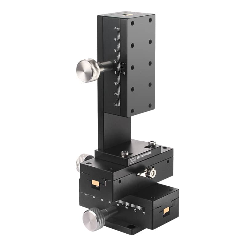 Aluminum Alloy Manual XYZ-Axis Dovetail Groove Stage 90mm