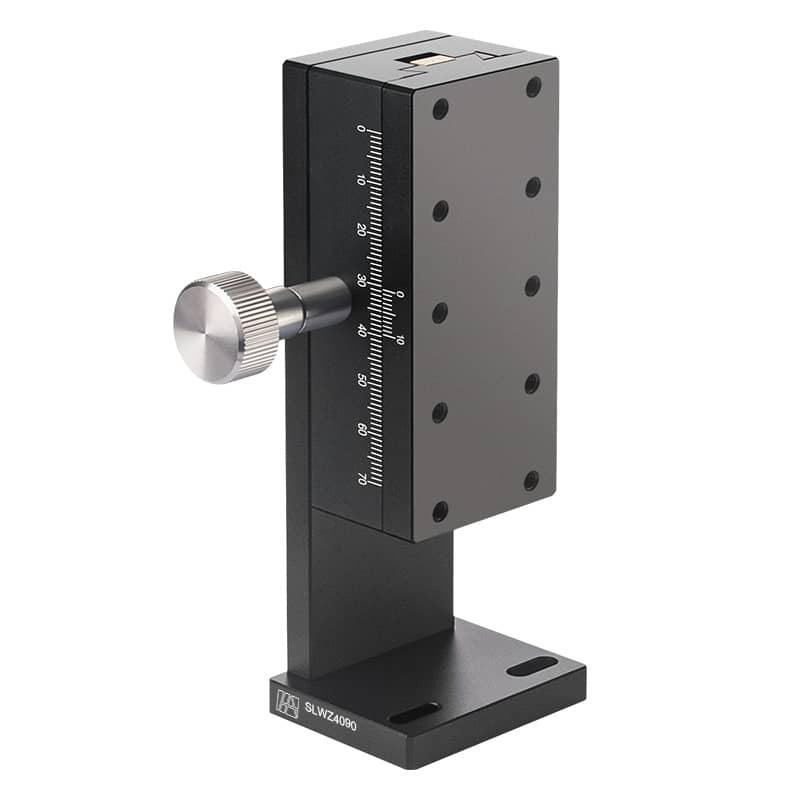 Aluminum Alloy Manual Z-axis Dovetail Groove Stage 90mm