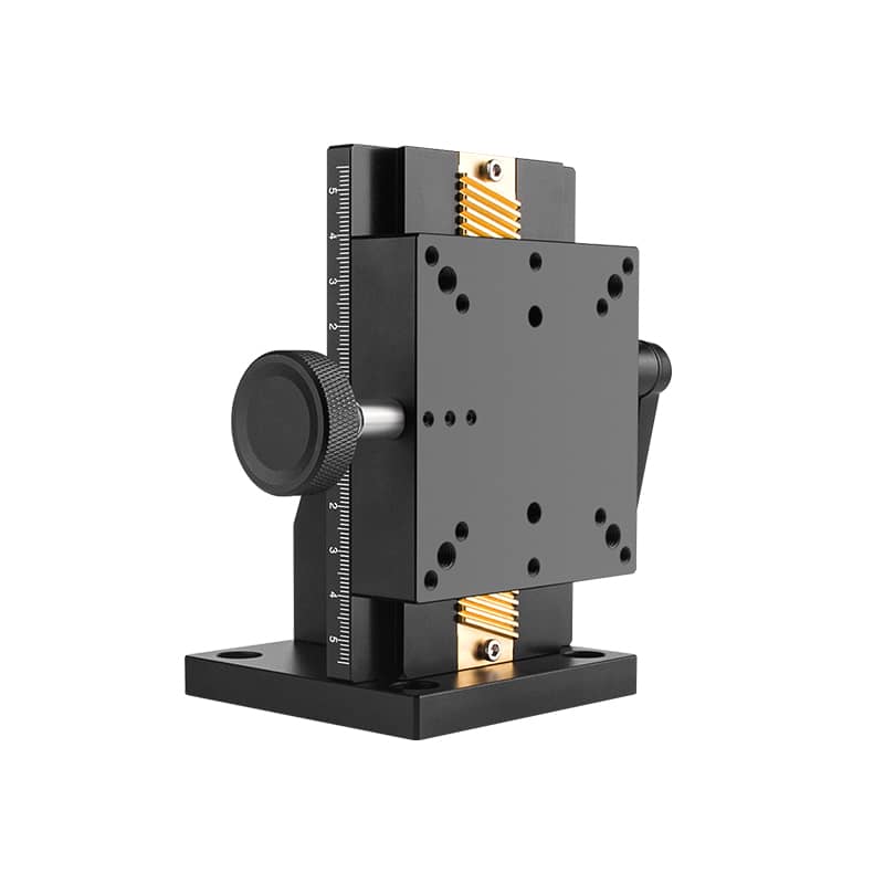 Manual Z-axis Long-stroke Dovetail Groove Stage 80x80 mm