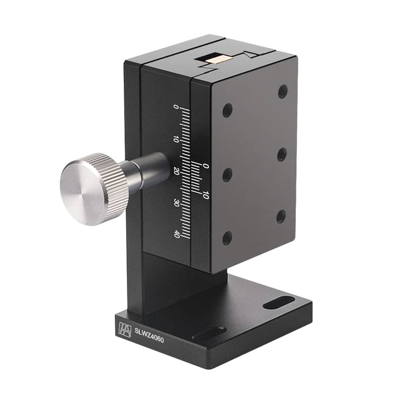 Aluminum Alloy Manual Z-axis Dovetail Groove Stage 60mm