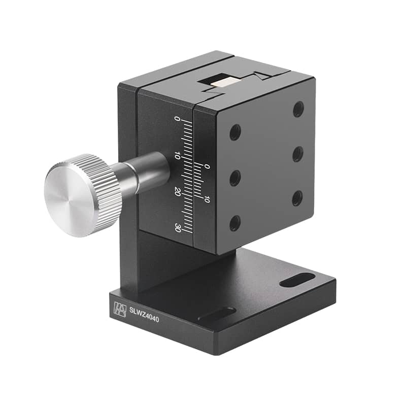 Aluminum Alloy Manual Z-axis Dovetail Groove Stage 40mm
