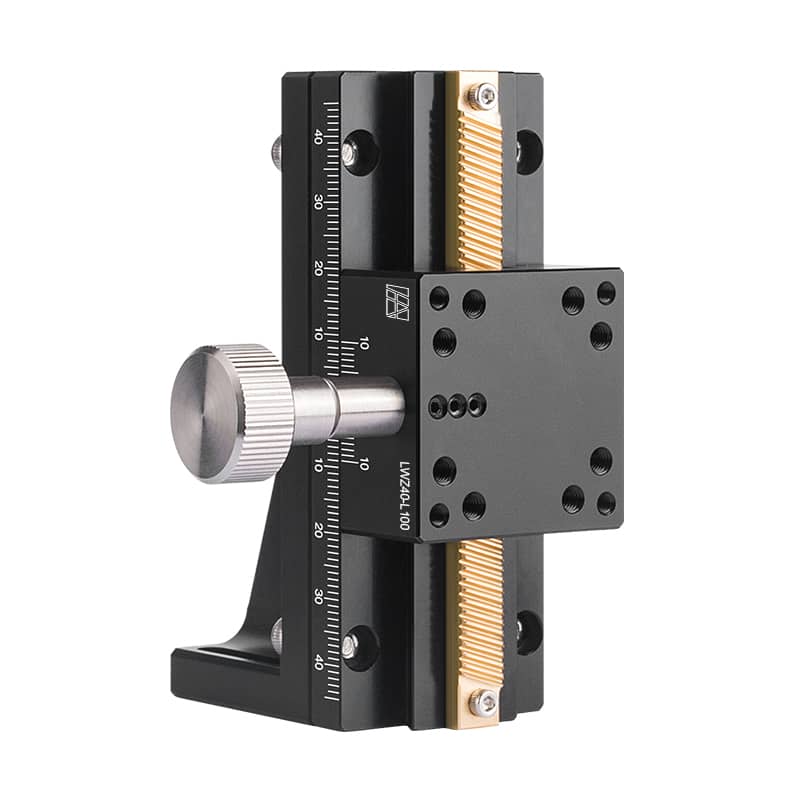 Manual Z-axis Long-stroke Dovetail Groove Stage 40x40 mm