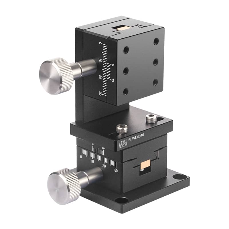 Aluminum Alloy Manual XZ-axis Dovetail Groove Stage 40mm