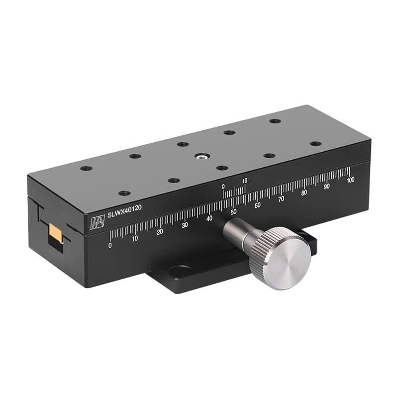 Aluminum Alloy Manual X-Axis Dovetail Groove Stage 120mm