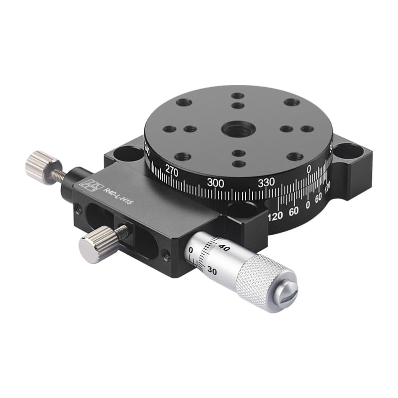 High-Precision Aluminum Alloy Manual Rotary Stage 40mm