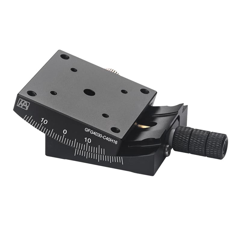 X-axis Aluminum Alloy Optical Bench Goniometer Stage 40mm