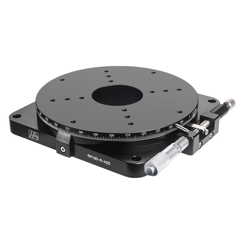 160mm Precision Aluminum Alloy Optical Manual Rotary Stage