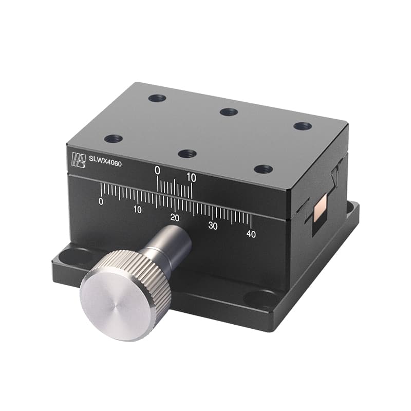 Aluminum Alloy Manual X-Axis Dovetail Groove Stage 60mm
