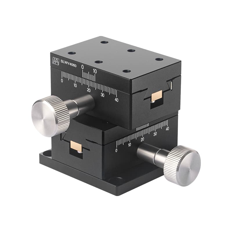 Aluminum Alloy Manual XY-axis Dovetail Groove Stage 60mm