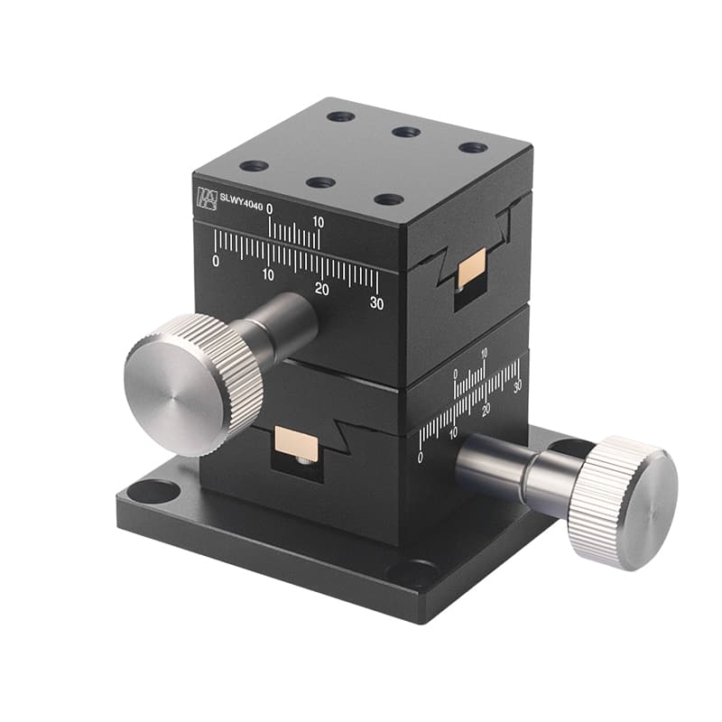 Aluminum Alloy Manual XY-axis Dovetail Groove Stage 40mm