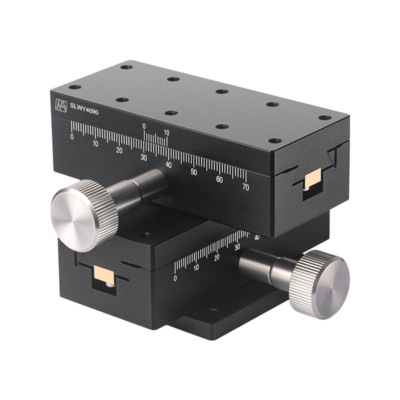 Aluminum Alloy Manual XY-axis Dovetail Groove Stage 90mm