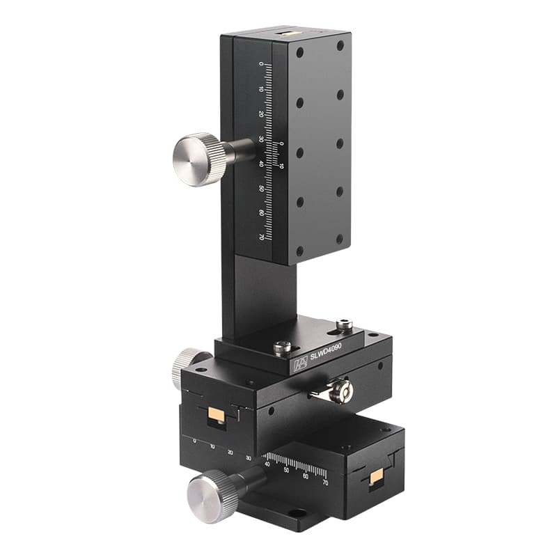 Aluminum Alloy Manual XYZ-Axis Dovetail Groove Stage 90mm