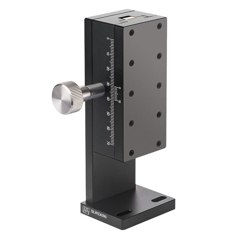 Aluminum Alloy Manual Z-axis Dovetail Groove Stage 90mm