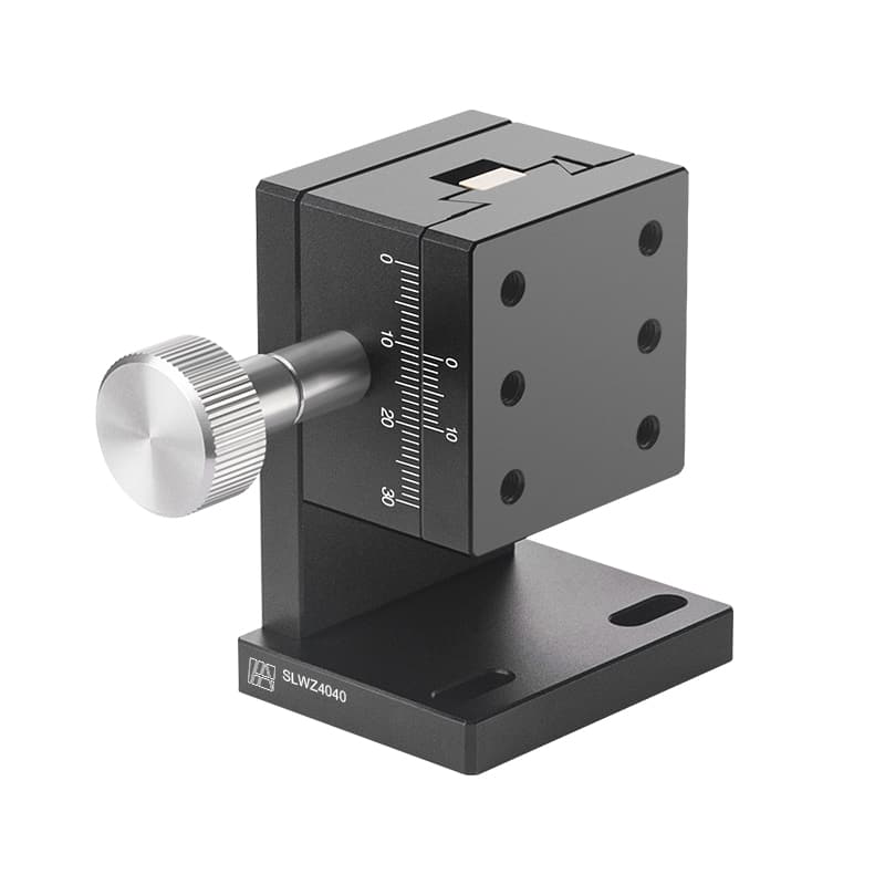 Aluminum Alloy Manual Z-axis Dovetail Groove Stage 40mm