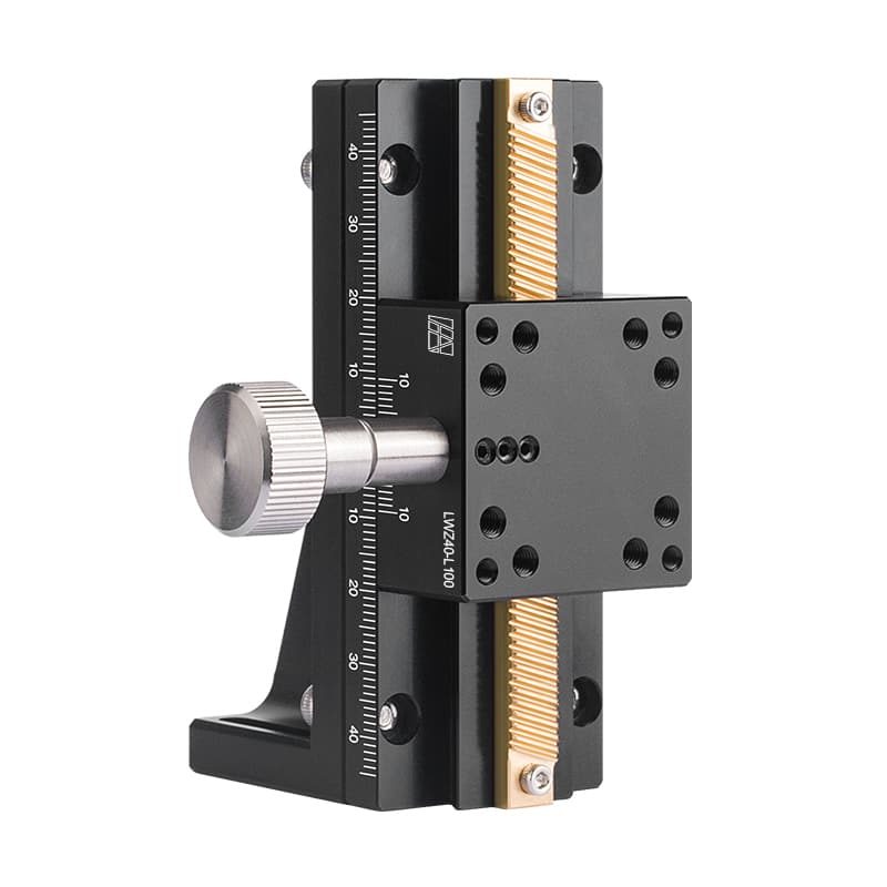 Manual Z-axis Long-stroke Dovetail Groove Stage 40x40 mm