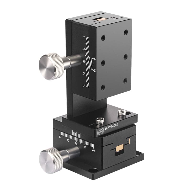 Aluminum Alloy Manual XZ-axis Dovetail Groove Stage 60mm
