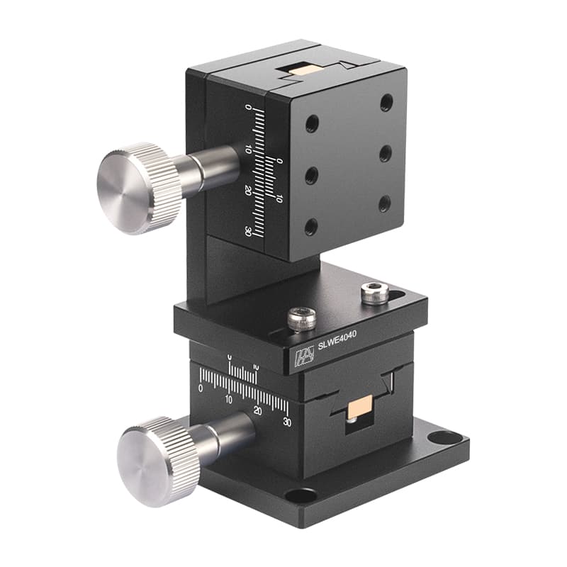 Aluminum Alloy Manual XZ-axis Dovetail Groove Stage 40mm