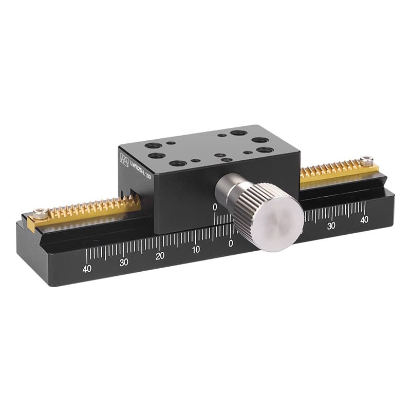 Manual X-axis Long-stroke Dovetail Groove Stage 25x42 mm