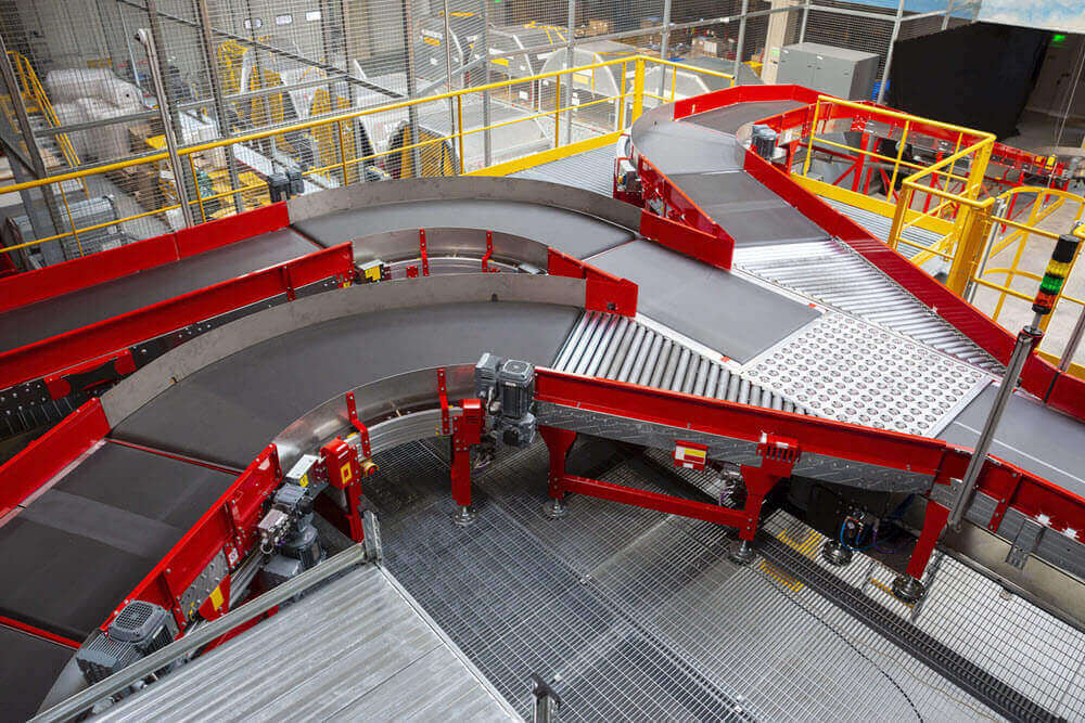 Conveyor Sortation System for Warehouse Automation
