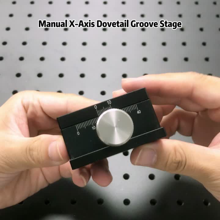 Manual X-Axis Dovetail Groove Stage
