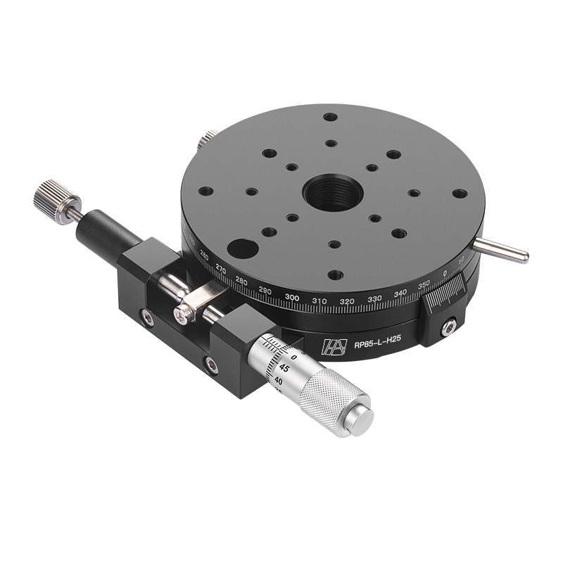 85mm Precision Aluminum Alloy Optical Manual Rotary Stage