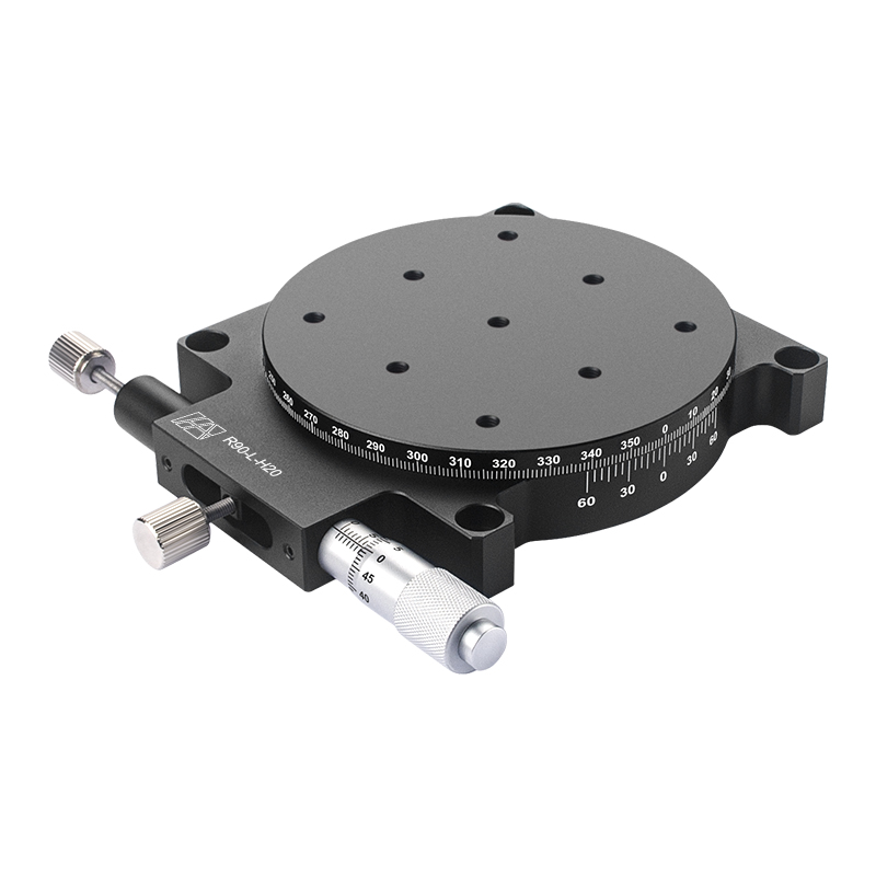 Precision Manual Rotary Stage Optical Test Bench 90mm