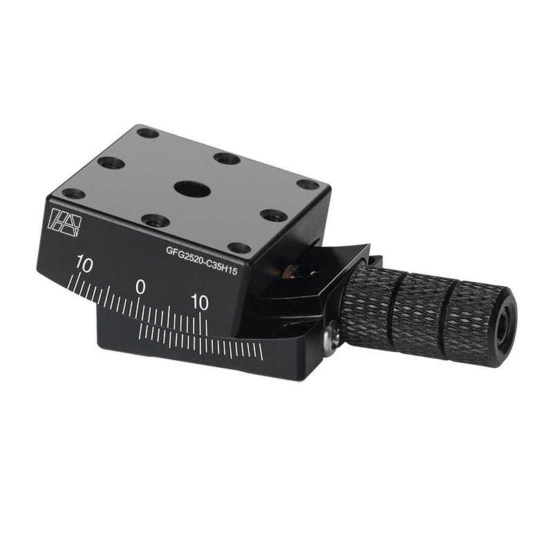X-axis Aluminum Alloy Optical Bench Goniometer Stage 25mm