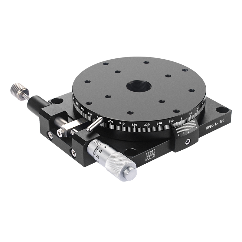 90mm Precision Aluminum Alloy Optical Manual Rotary Stage