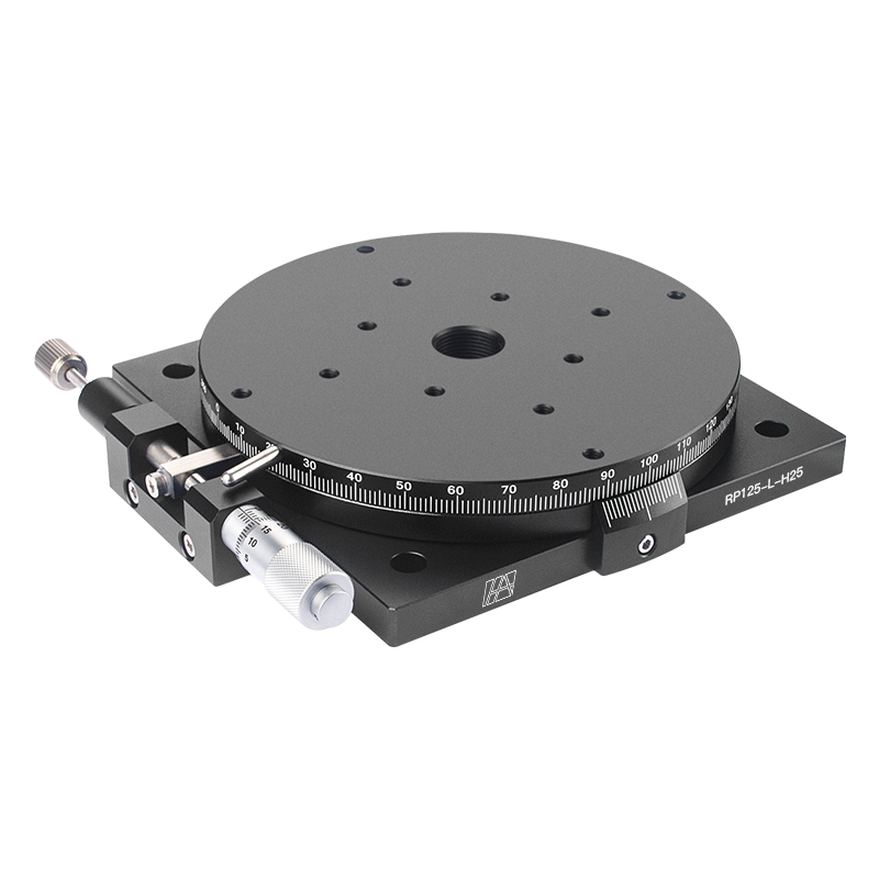125mm Precision Aluminum Alloy Optical Manual Rotary Stage