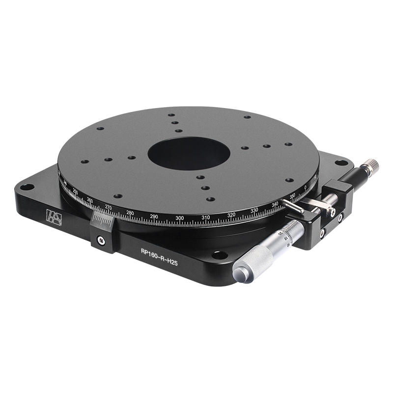 160mm Precision Aluminum Alloy Optical Manual Rotary Stage
