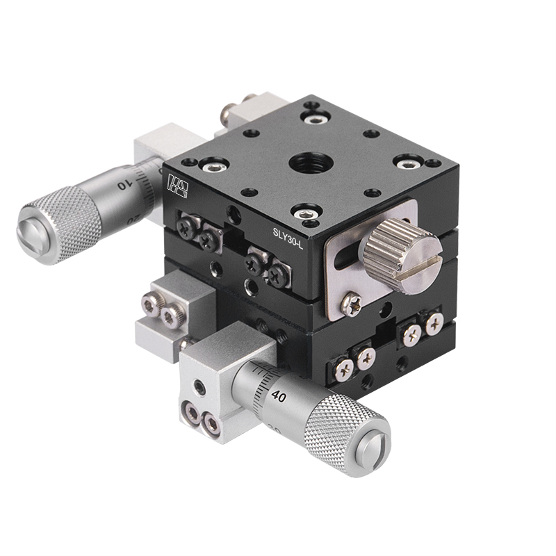 High-Precision Aluminum Alloy Manual XY-Axis Stage 30mm