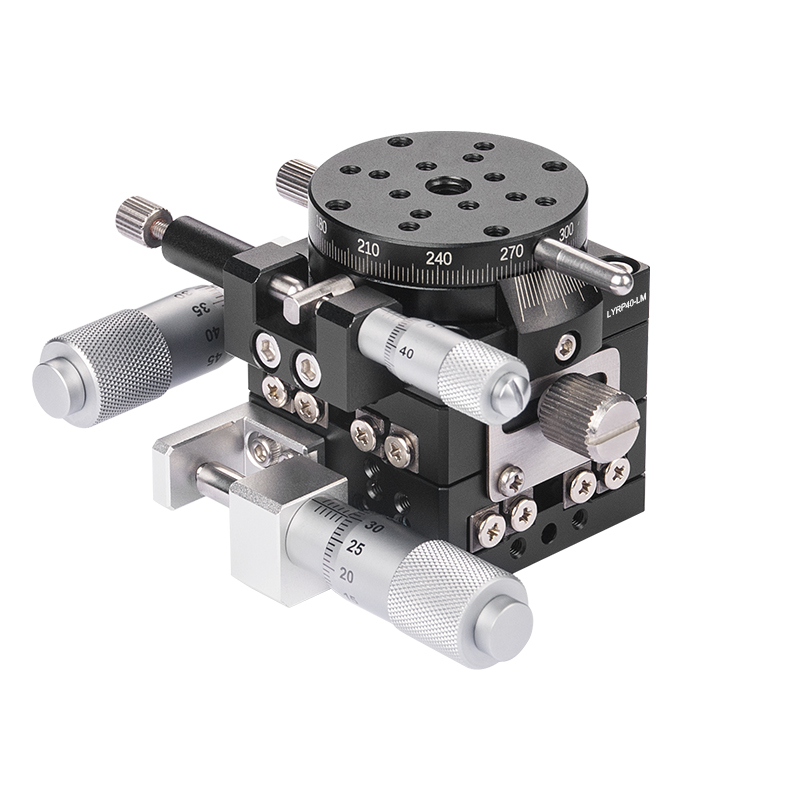 High-Precision Aluminum Alloy Manual XYR-Axis Stage 40mm