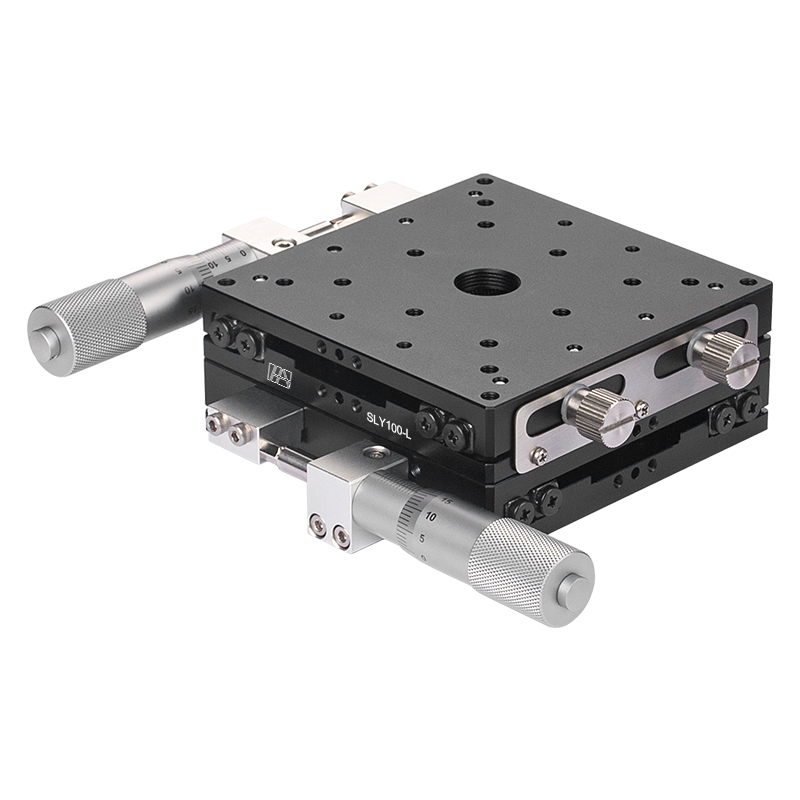 High-Precision Aluminum Alloy Manual XY-Axis Stage 100mm
