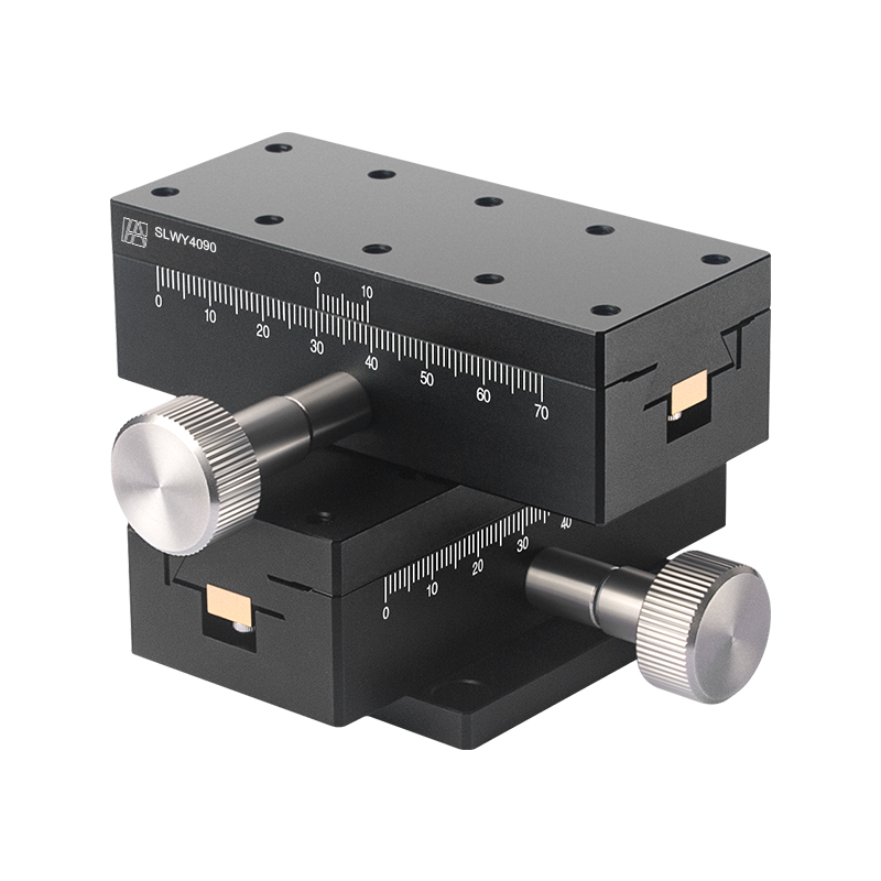 Aluminum Alloy Manual XY-axis Dovetail Groove Stage 90mm