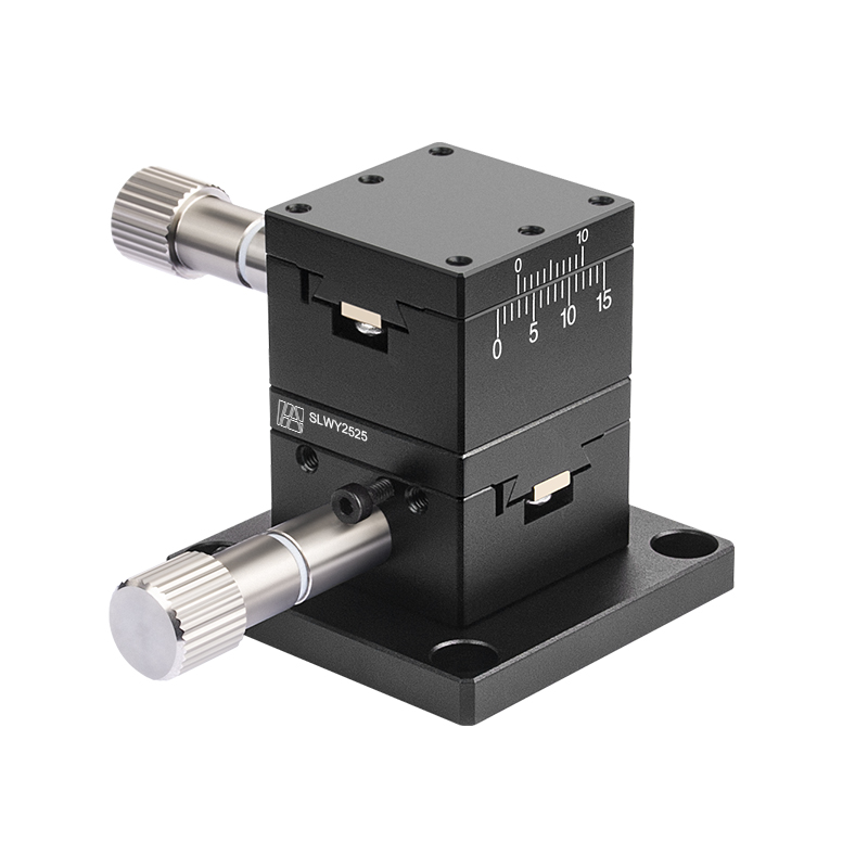 Aluminum Alloy Manual XY-axis Dovetail Groove Stage 25mm