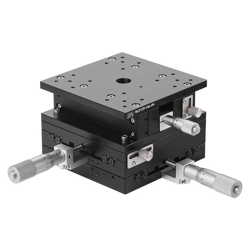 High-Precision Aluminum Alloy Manual XYZ-Axis Stage 125mm