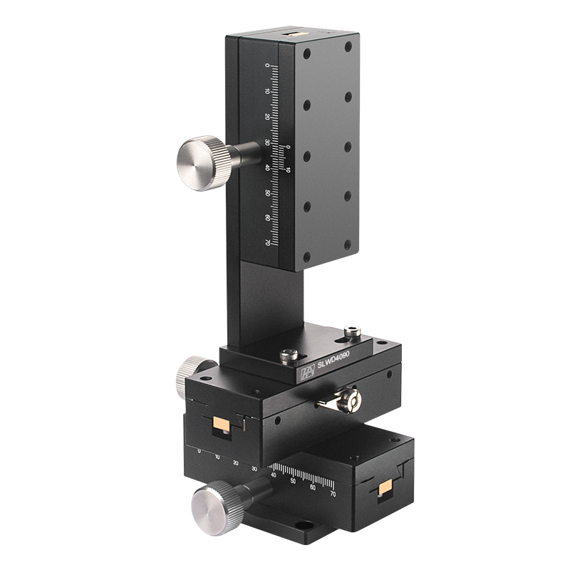 Aluminum Alloy Manual XYZ-Axis Dovetail Groove Stage 90mm