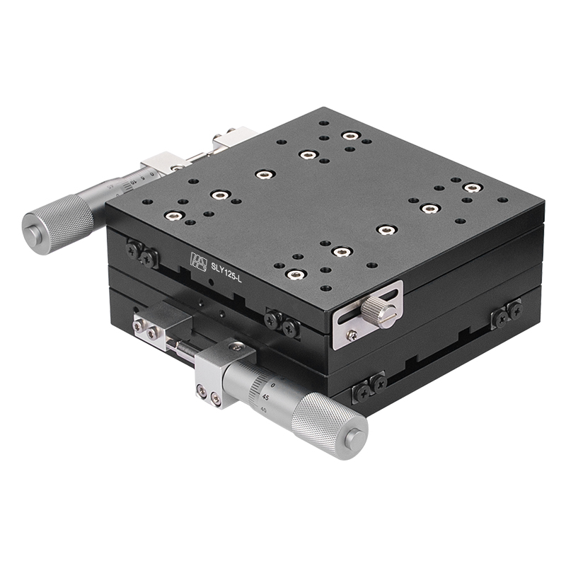 High-Precision Aluminum Alloy Manual XY-Axis Stage 125mm
