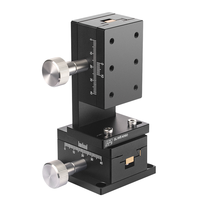 Aluminum Alloy Manual XZ-axis Dovetail Groove Stage 60mm